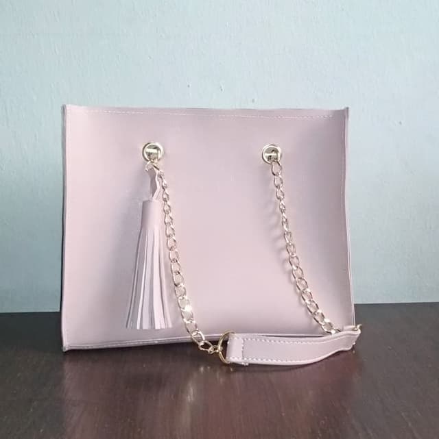 Pink Leather Bag